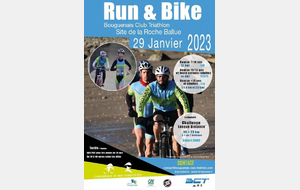C'est la Saison des Bike and Run ...le 29 Janvier a Bouguenais 