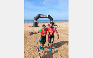 Benjamin et son binôme a Dinard 