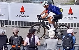 David a quelques mètres de l'arrivée ...