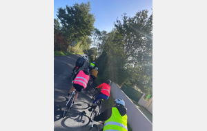 Stage vélo des nouveaux ...mise en pratique 